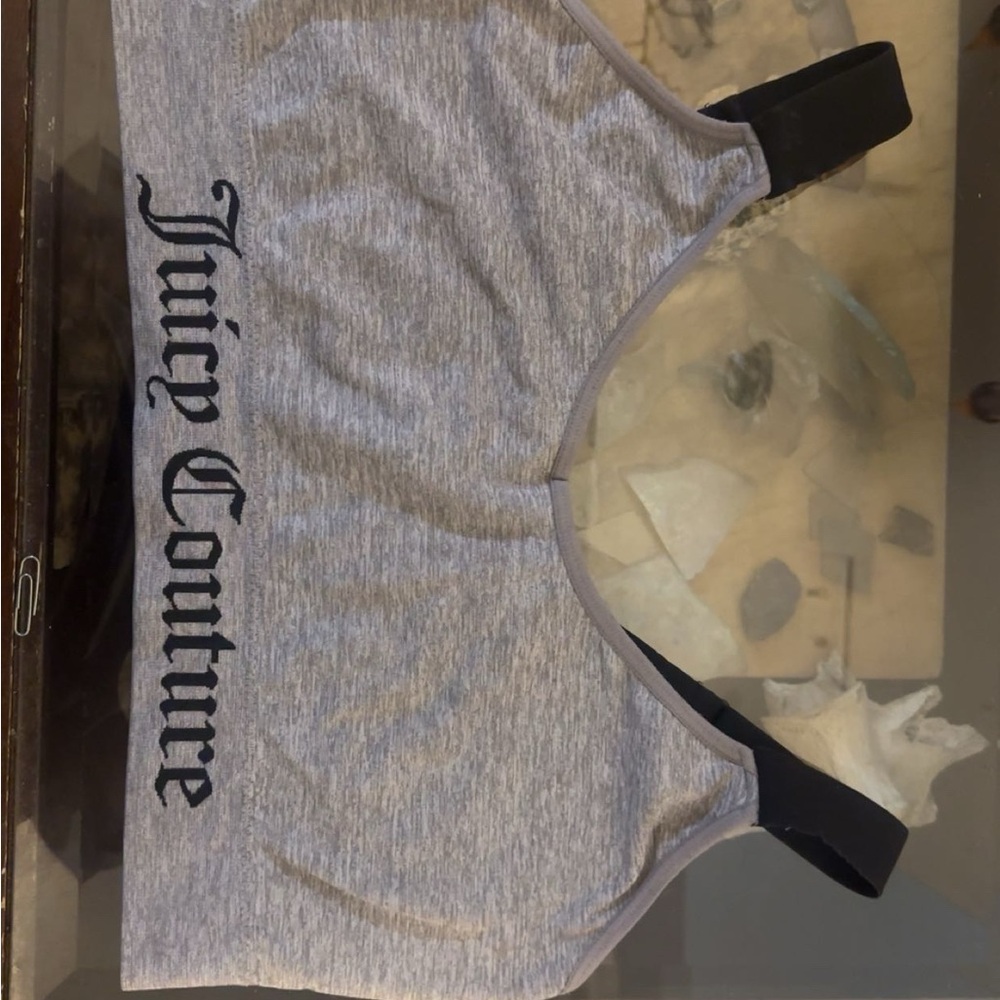 Juicy Couture Heather Gray Sports Top
